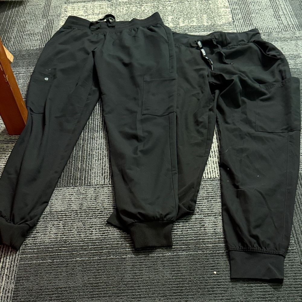 Med Couture Black Jogger Sweatpants